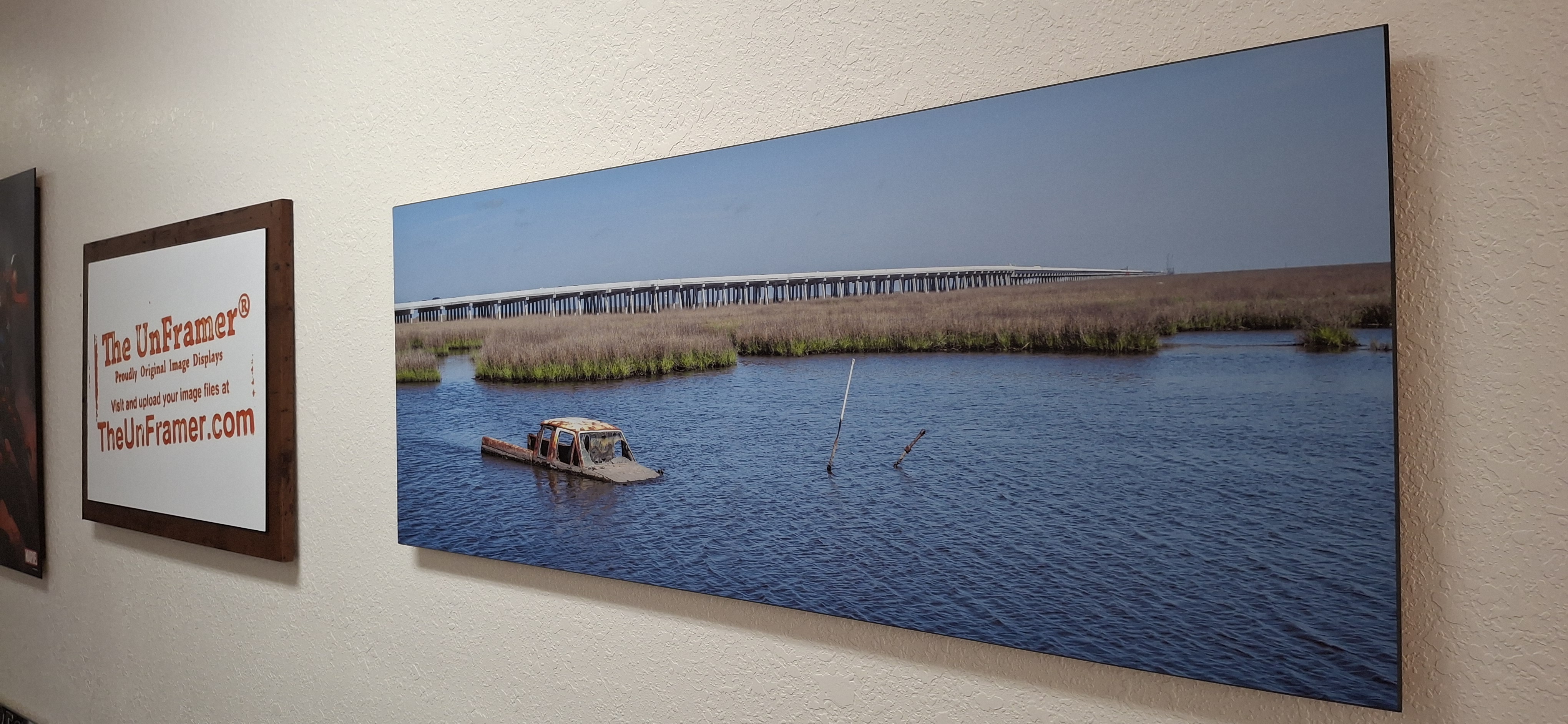 UnFramer product on wall