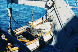 Sailors Hauling Ropes